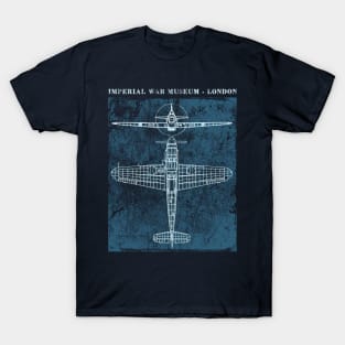 Cool Tees Airplane History Spitfire T-Shirt